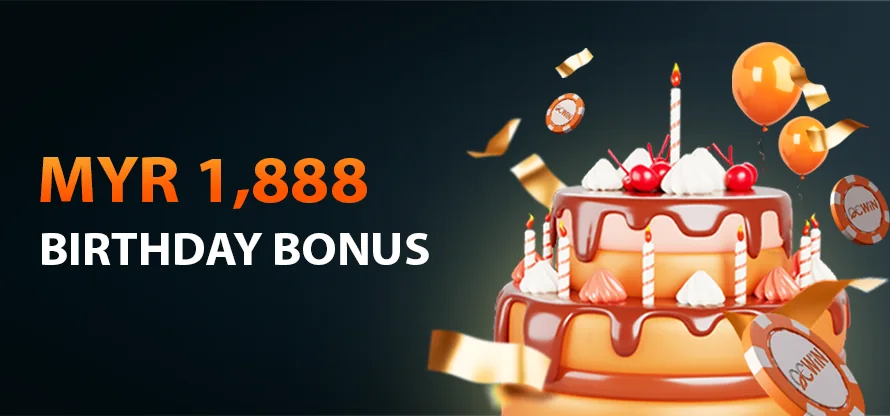 MYR1,888 Birthday Bonus promotion banner